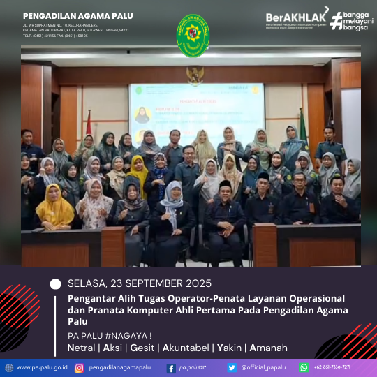 Penandatanganan MoU Antara Pengadilan Agama Palu dan Universitas Tadulako Palu 2